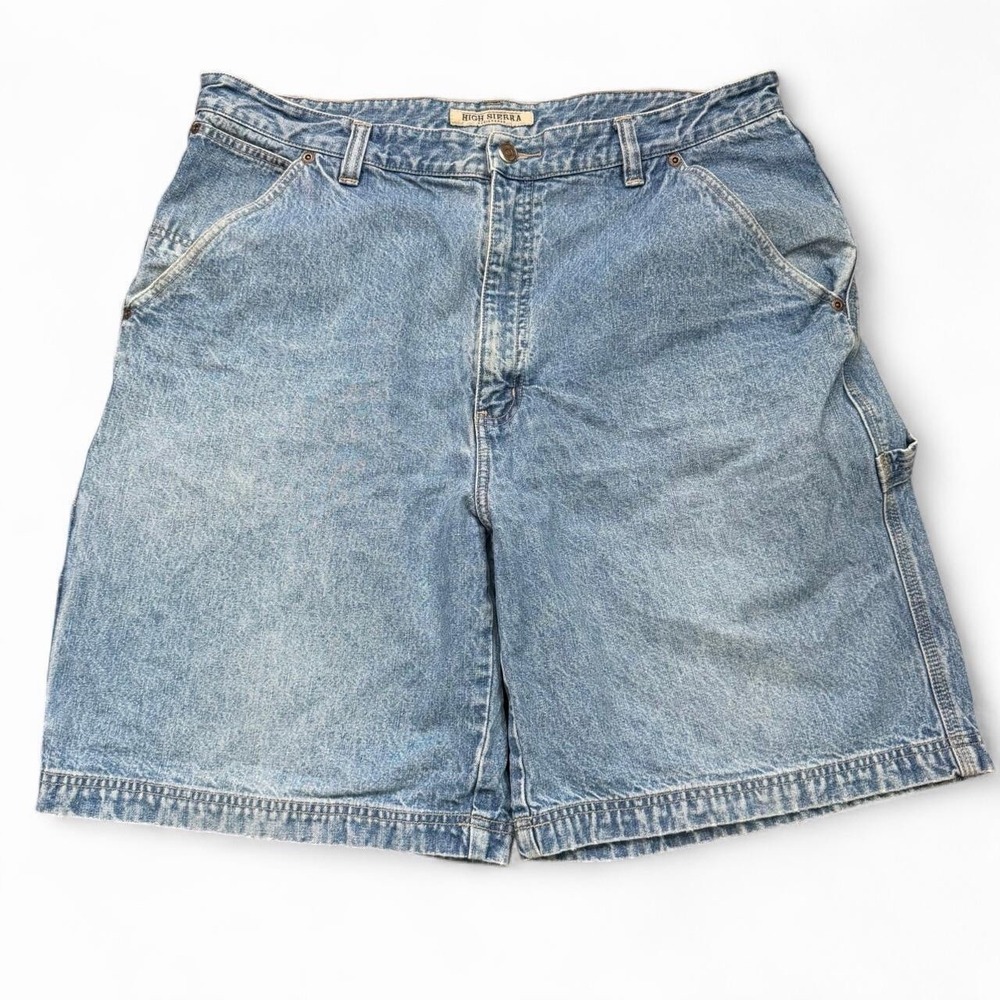 Vintage High Sierra Denim Carpenter Shorts Men's Size 38 Y2K 2000s Skate